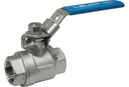 V4A Ball valve, female thread 2-piece 1/4" full bore PN 63 A-621 TLD