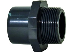 +GF+ PVC Adapter nipple d= 25+32-1" M 721.910.558