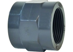 +GF+ PVC Socket d= 1/4" 721.910.604