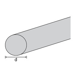 1.4301 Rundstahl 16 mm blank gezogen h9 geglüht EZL 3 m